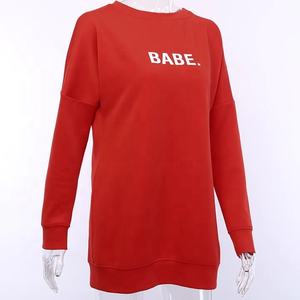 เสื้อกันหนาวแบบกำหนดเองสำหรับผู้หญิง,เสื้อกันหนาวโลโก้แบบยาวสำหรับผู้หญิง - Product Image 2