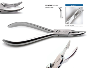 Pince orthodontique manuelle ergonomique Weingart pour pliage et placement de fils, instrument dentaire en acier inoxydable - Product Image 6