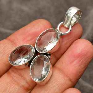 Élégant pendentif Morganite pêche en argent sterling 925 plaqué or avec lunette cadeau de mariage pour femme - Product Image 2