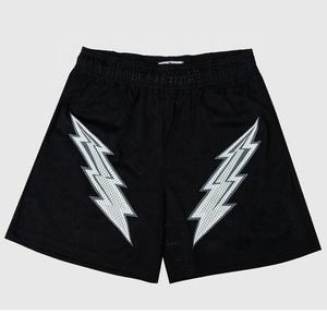 Vente chaude hommes High Street Style taille élastique séchage rapide Gym sport athlétique course Fitness plage Jogging lâche maille Shorts - Product Image 1