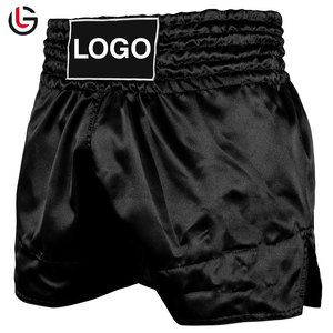 Venta al por mayor Thai Martial Fight Shorts Muay Thai Short Personalizar Logo para Club y Tienda Pantalones cortos de alta calidad para los hombres - Product Image 1