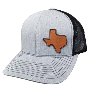 Venta al por mayor de banderas y estados retro personalizados Logotipo de cuero gorra de camionero 6 paneles de dos tonos gorra informal OEM proveedor de Vietnam - Product Image 1