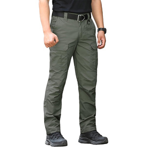 Pantalones cargo holgados de marca personalizada para hombre, pantalones de trabajo informales con varios bolsillos, ligeros, OEM, proveedor mayorista - Product Image 1