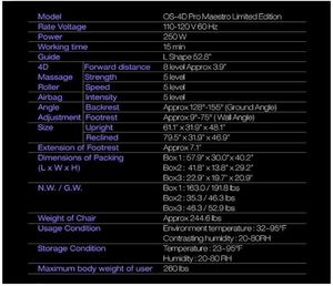 Fauteuil de massage complet pour le corps, fauteuil inclinable de massage Shiatsu à gravité zéro avec balayage corporel, rouleaux de points fixes, airbags, étirement profond de yoga - Product Image 4