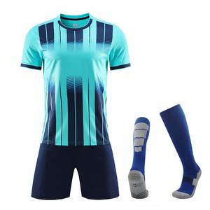 Nouveau Design de haute qualité Kits de Football uniforme de Football à la mode avec impression par Sublimation pour hommes et uniforme - Product Image 5
