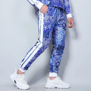 Chándal personalizado Allover Sublimation Gg Impreso Chándal personalizado de poliéster para hombre Top y pantalón Chándal de fitness de alta calidad - Product Image 6