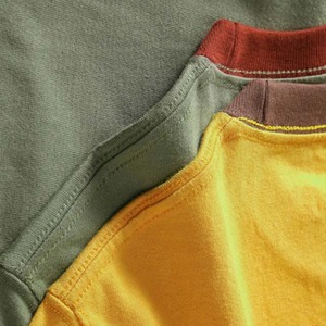 OEM Fabrication en vrac T-shirt personnalisé surdimensionné lourd Premium 100% coton Ringer T-shirts pour hommes Vêtements grande taille 2025 - Product Image 3