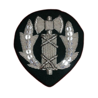 Nouveaux Badges et Écussons Brodés Français de la Seconde Guerre Mondiale avec Perles, à Coudre sur Tissu, Designs Personnalisés
