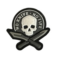 Petits écussons décoratifs brodés thermocollants pour chapeau, motifs Cœur, Airsoft, Lampe, Étoiles, Feuille d'érable, Ours, Crâne, Grenouille, Rayonnement, et badges amusants