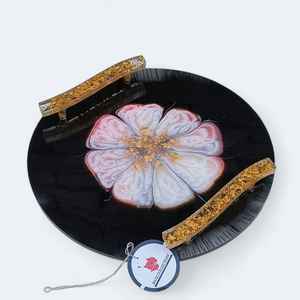 Plateaux décoratifs de Noël festif Plateau de service de vacances pour décor d'accent pour la maison - Product Image 1