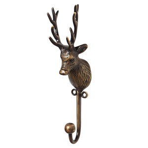 New arrival owl shaped gold polish iron hook for decor for gifting for <b>wall</b> hanging for hanging <b>clothes</b> for outdoor utility - Product Image 6