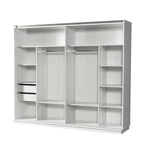 Armoire de chambre à coucher moderne de haute qualité Athome avec porte coulissante en verre et miroir, design élégant, Turquie - Product Image 2