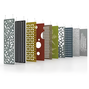 <span class=keywords><strong>Pannelli</strong></span> acustici interni commerciali in stile Design moderno in fibra di poliestere cava rumore eco assorbente <span class=keywords><strong>per</strong></span> la grafica di Interior Design - Product Image 4