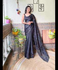 Сари из ткани, низкая цена, Lehenga Choli, для бега, тяжелое женское сари для взрослых, моющаяся сухая чистка, Индия и Пакистан, полный размер - Product Image 5