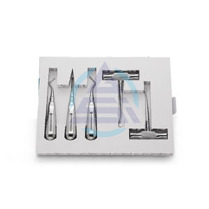 Ensemble d'ascenseurs de racine dentaire | Lame d'hiver d'ascenseur de racine dentaire de barre transversale | Fournisseur d'instruments de laboratoire dentaire - Product Image 1