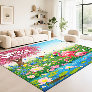 Alfombra Personalizada para Sala de Estar o Dormitorio, Antideslizante, de Poliéster - Product Image 5