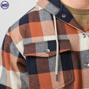 เสื้อฮู้ดผ้าสักหลาดสำหรับผู้ชาย, เสื้อแนวสตรีทผ้าแห้งเร็วดีไซน์ใหม่สำหรับฤดูหนาว2022 - Product Image 5