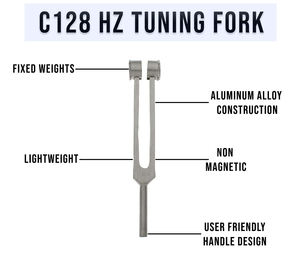 Nouveau diapason manuel de puissance de meilleure qualité C128 C256 C512 C1024 C2048 kit instrument avec étui à fermeture éclair fabriqué au Pakistan - Product Image 5