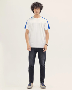 เสื้อยืดผ้าฝ้าย100% โอเวอร์ไซส์ของผู้ชายน้ำหนักมากพิมพ์ลายดิจิตอลแบบกำหนดเอง - Product Image 1