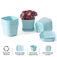 Pots en plastique de différentes tailles à prix compétitif en gros, pots à bonsaï en plastique, fabricant de personnalisation au Vietnam