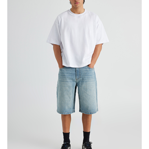 T-shirt personnalisé OEM 220 g/m² T-shirt surdimensionné de haute qualité pour hommes T-shirt personnalisé lourd 100% coton surdimensionné pour hommes - Product Image 3