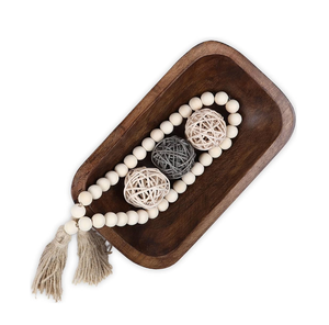 100% bols à pâte en bois massif pour décoratif bol à pâte fait main rond en bois écologique décoratif - Product Image 3