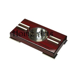 Cendrier en bois et acier inoxydable au design unique Cendrier de fumeur de taille personnalisée de la meilleure qualité pour fournisseur en gros - Product Image 3