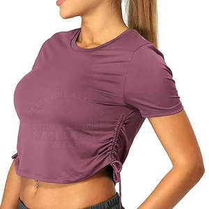 Top Corto para Mujer, Hecho en Pakistán, con Logotipo Personalizado, al por Mayor, Transpirable, Nuevo Estilo, Precio Bajo - Product Image 4