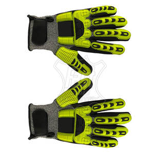 Gants de travail robustes pour adultes avec protection des jointures en TPR, résistants aux coupures et anti-vibrations - Product Image 2