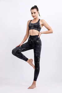 Hexo Enterprises Ensemble de débardeurs de gym avec logo personnalisé pour femmes, ensemble de yoga 2 pièces respirant et de sport grande taille - Product Image 4