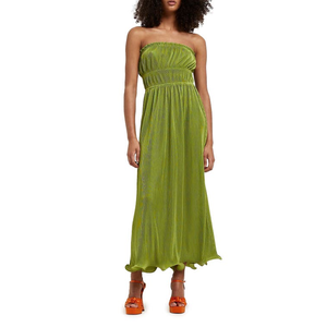เดรสผ้าชีฟองสีเขียวแบบไม่มีสายคล้องไหล่ทรงเอ็มไพร์สำหรับผู้หญิง ยี่ห้อริเวอร์ ไอส์แลนด์ ไซส์ 4 - Product Image 1