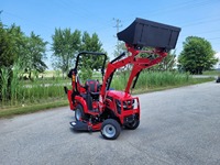Traktor Roda Mini 1120 HST dengan Loader, Backhoe & Mower Deck