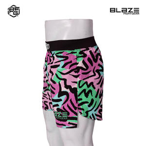 Short de boxe unisexe anti-rides confortable MMA BJJ Fight Wear motif personnalisé poche zippée sur les deux côtés vente en gros - Product Image 3