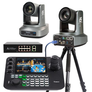 2 Cámaras PTZ para Conferencias con Zoom 20x, 4K 60fps, NDI, Seguimiento Automático por IA + Controlador de Teclado para Cámara PTZ KB300PRO - Product Image 1