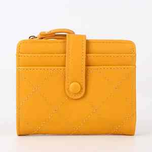 Petit sac à cartes exquis avec fermeture éclair longue, portable et multifonction, design unisexe - Product Image 1