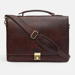 Maletín de Cuero Genuino Vintage, Duradero y Ligero para Portátil, para Hombre y Mujer, de 15 Pulgadas, para Oficina, Bandolera, Trabajo - Product Image 1