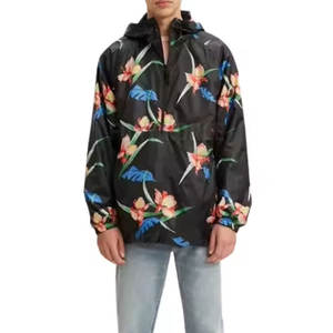 Offre Spéciale Vestes coupe-vent pull personnalisées avec col à capuche Service OEM disponible Veste coupe-vent - Product Image 3