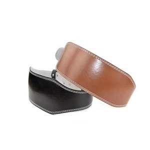 New Style Cowhide Suede Leather Weightlifting Lever Buckle Belt 4" Wide Handmade Leather Belt <b>Gym</b> Fitness Power Lifting Lever B - Product Image 3
