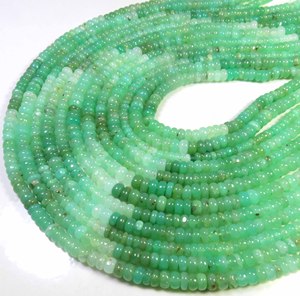 Cuentas de Cristal de Crisoprasa Natural Multicolor de 4.5mm, Grado Superior, Forma Redonda, Lisas, Hilo de 14 Pulgadas, Verde, para Fabricación de Joyería DIY - Product Image 6