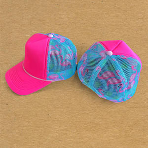 Vente en gros de casquette de baseball bicolore 5 panneaux avec logo personnalisé brodé pour femmes - Product Image 1