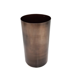 Modern <b>Set</b> of <b>3</b> Iron Flower <b>Vase</b> Medium Size Copper Colour for Indoor Home & Table Top Decorative Use - Product Image 2