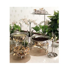 Chauffe-plat en laiton massif au Design dernier cri, forme et taille personnalisées, pour Buffet, chauffe-plat - Product Image 4