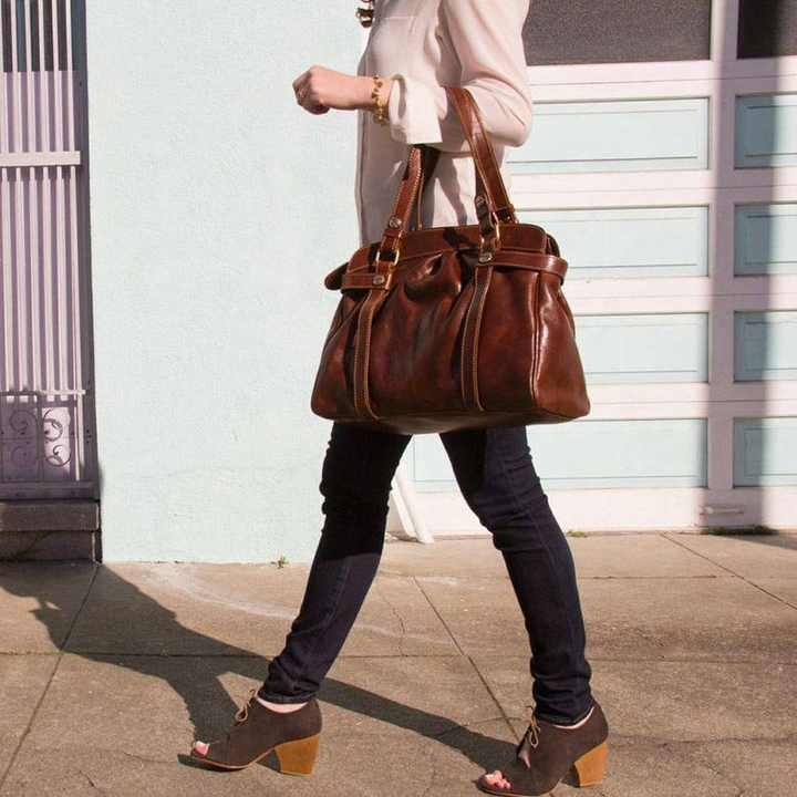 New High Quality  Handbag Real Leather Cowhide Women's Casual Fashion Lady Bag  Shoulder Bag