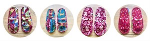 Zapatillas Kantha Zapatillas kantha de algodón hechas a mano vintage Casa Bohemia Interior suave colorido mulas antideslizantes - Product Image 6