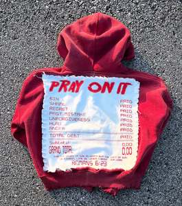 เสื้อฮู้ดผู้ชายผ้าฝ้าย 100% หนัก 400 กรัม ระบายอากาศ กันลม ซักกรด สไตล์สตรีทแวร์ พิมพ์ลายสกรีน แห้งเร็ว - Product Image 5
