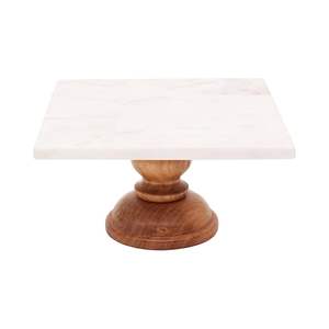 Support à gâteau en marbre de fabricant fiable pour la décoration de table de dessert de mariage, ajoutant une touche de luxe et un style intemporel à la mise en scène des événements - Product Image 6