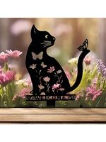 Adornos de jardín de metal Premium con diseño elegante pulido para decoración de patio de césped al aire libre y exhibición de caminos