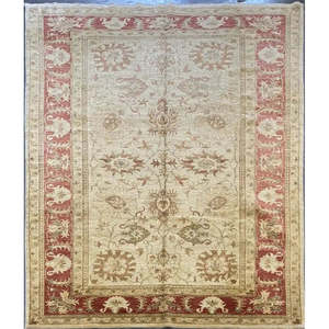 พรมปั๊กซาวาร์และโคตันทอมือถักแบบพิเศษ ขนาด 6'8 x 11' รุ่น Pes_Kho_294 - Product Image 1