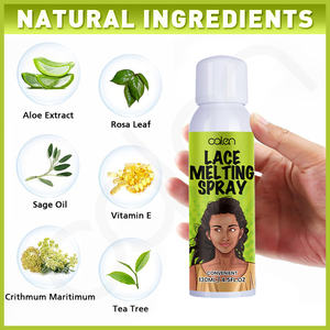 Oalen Vente en gros 130ML Résistant à l'eau et à l'huile Sans flocon Dentelle Colle Aérosol Fondant <span class=keywords><strong>Spray</strong></span> - Product Image 3