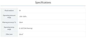 Fournitures en gros, compresseur PISCO, élément hydraulique, filtres à air pneumatiques, régulateurs, origine japonaise, 0,244 kg - Product Image 3